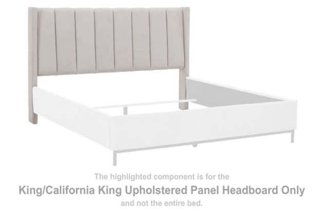 Freslowe King/California King Upholstered Panel Headboard - Gallery Image 1